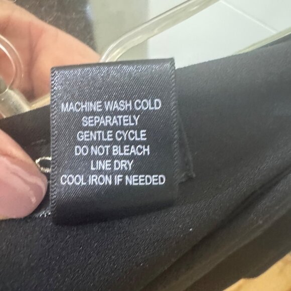 Soho Apparel Ltd Black Pull On Stretch Pants XL Machine Washable - Picture 6 of 6